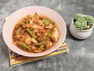泡菜焖豆腐的做法步骤：11