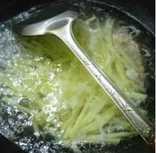 菜菜土豆丝的做法步骤：10