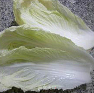 荷兰豆素炒大白菜的做法步骤：1