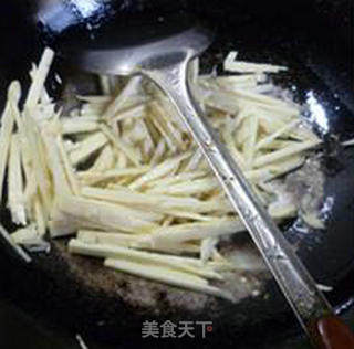 香干韭菜炒冬笋的做法步骤：9