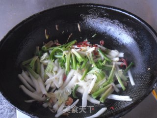 菠菜梗炒白菜条的做法步骤：9
