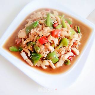 爆炒鸡胸肉的做法步骤：10