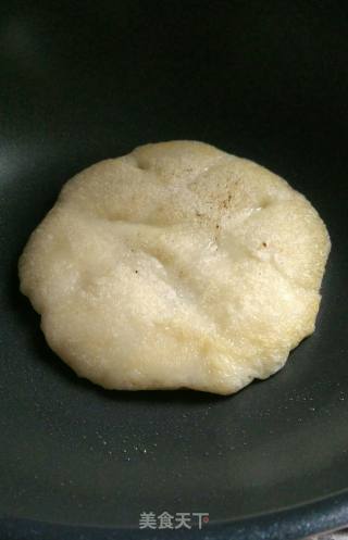 猪油煎糯米糍粑的做法步骤：6