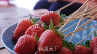 情人节草莓花束【初味日记】的做法步骤：3