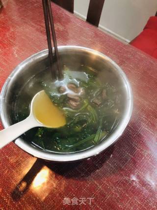 菠菜汤的做法步骤：4