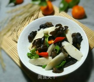 木耳炒山药的做法步骤：8