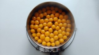 葡萄干烧小圆子的做法步骤：5