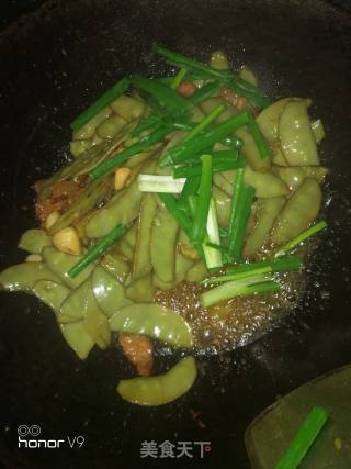 五花肉炒扁豆的做法步骤：9