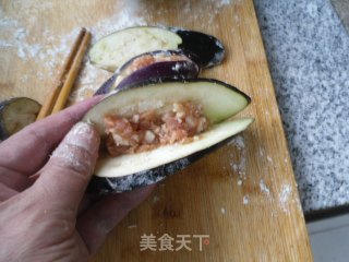炸茄盒的做法步骤：5