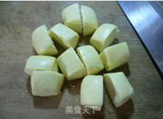 香葱炒玉米馒头的做法步骤：4
