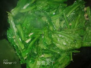 蒜香油麦菜的做法步骤：5