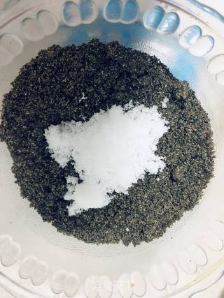 黑芝麻馅的做法步骤：4