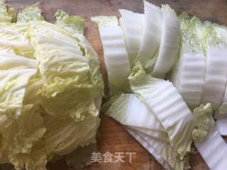 鸡蛋白菜煲的做法步骤：3