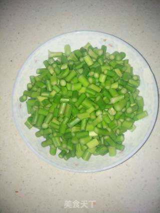 蒜苔杂拌菜炒肉末的做法步骤：3