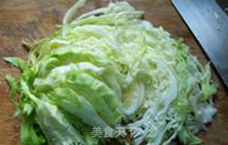 圆白菜炒米面的做法步骤：6