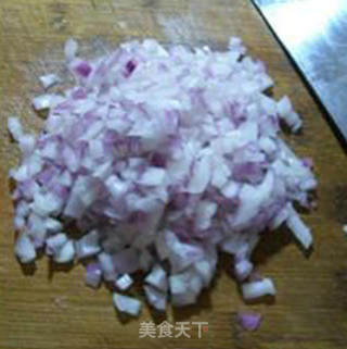 洋葱肉末土豆团的做法步骤：5
