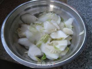 辣炒白菜片的做法步骤：3