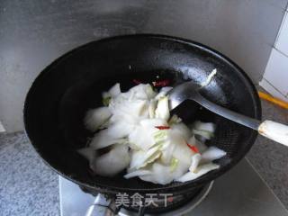 辣炒白菜片的做法步骤：6