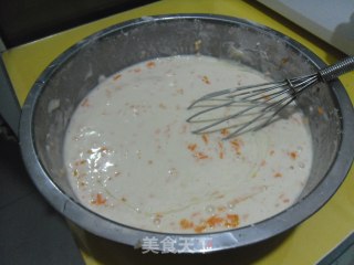 胡萝卜面糊饼的做法步骤：5