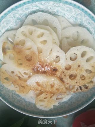 响油藕片的做法步骤：4