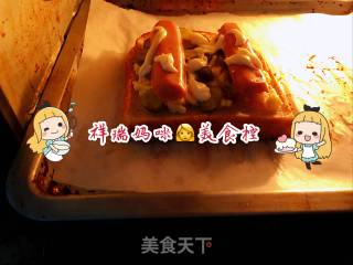 马苏里拉奶酪三明治的做法步骤：7