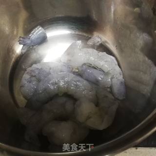 虾仁扇贝西兰花的做法步骤：3