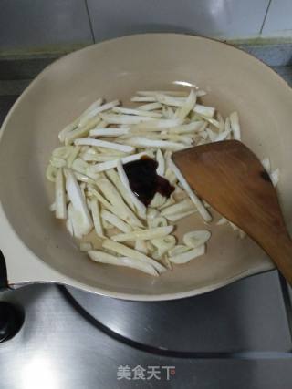 清炒油麦菜的做法步骤：7