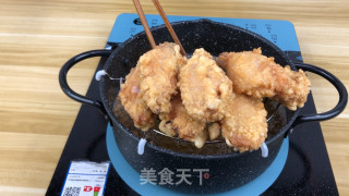 金灿灿的咸蛋黄鸡翅的做法步骤：4
