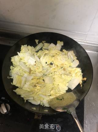 家庭版烧白菜的做法步骤：3