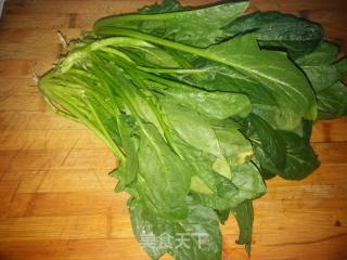 菠菜拌粉丝的做法步骤：2