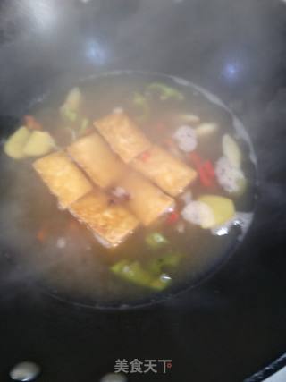 金汤豆腐酿的做法步骤：11
