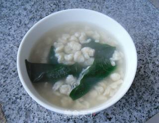 鸡蛋菠菜疙瘩汤的做法步骤：8