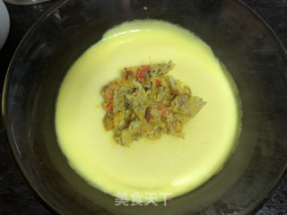 蟹粉蒸鹅蛋的做法步骤：6