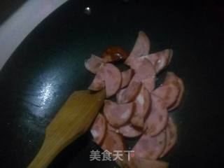 炒火腿的做法步骤：3