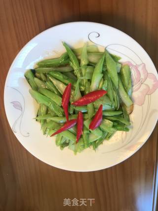 素炒菜芯的做法步骤：6
