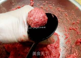 自制牛肉丸的做法步骤：11