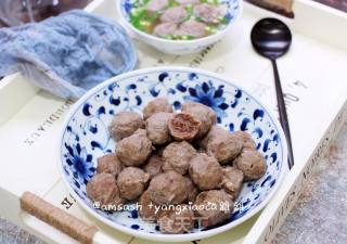 自制牛肉丸的做法步骤：15