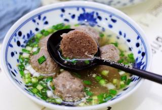 自制牛肉丸的做法步骤：16