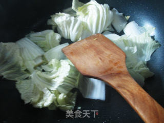 鸭蛋大白菜米面的做法步骤：5