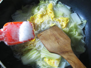 鸭蛋大白菜米面的做法步骤：11