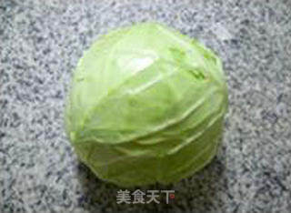 圆白菜烤香肠炒饭的做法步骤：1