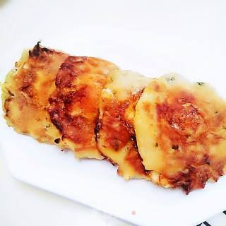 土豆丝鸡蛋饼的做法步骤：12