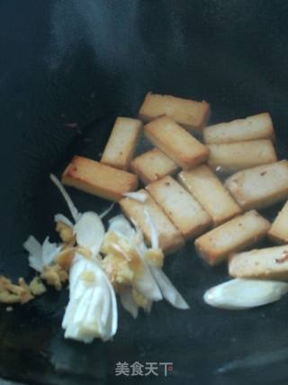 豆腐炒豆芽的做法步骤：4