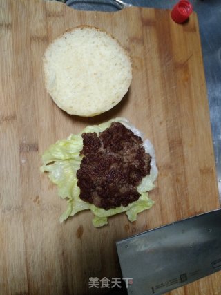 黑椒牛肉汉堡的做法步骤：13