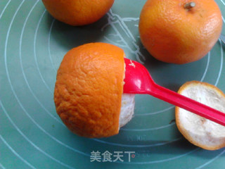 香甜橙碗蒸布丁的做法步骤：4