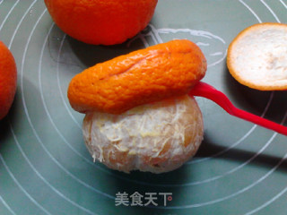 香甜橙碗蒸布丁的做法步骤：6