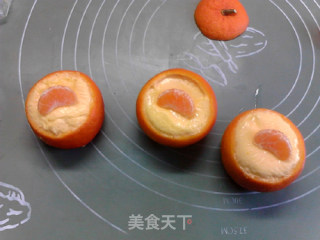 香甜橙碗蒸布丁的做法步骤：14