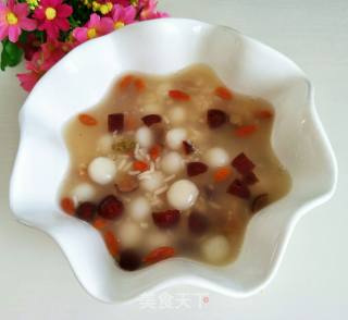 酒酿果脯圆子的做法步骤：8