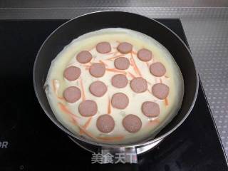 火腿蛋饼的做法步骤：8