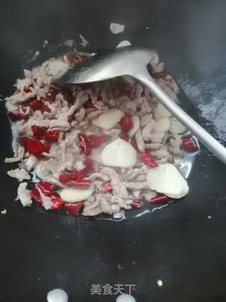 豌豆芽炒肉丝的做法步骤：5